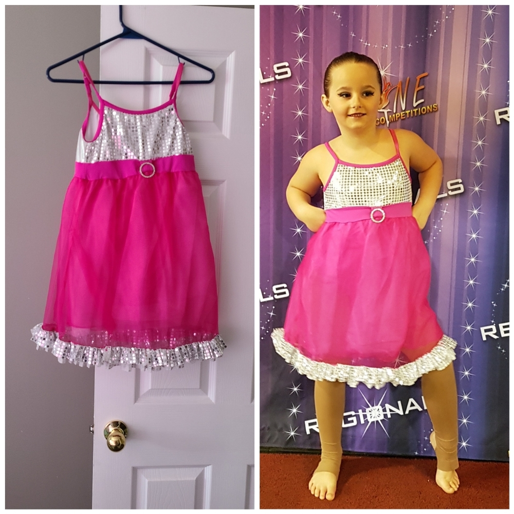 Girls dance costume